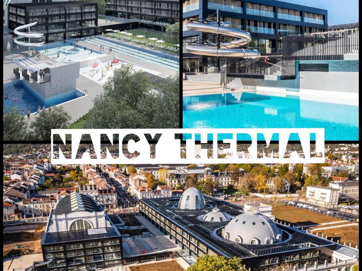 Proche Nancy Centre, A Quelques Pas Des Thermes Et Du Campus Artem, Appartement Calme Avec Parking Gratuit ภายนอก รูปภาพ