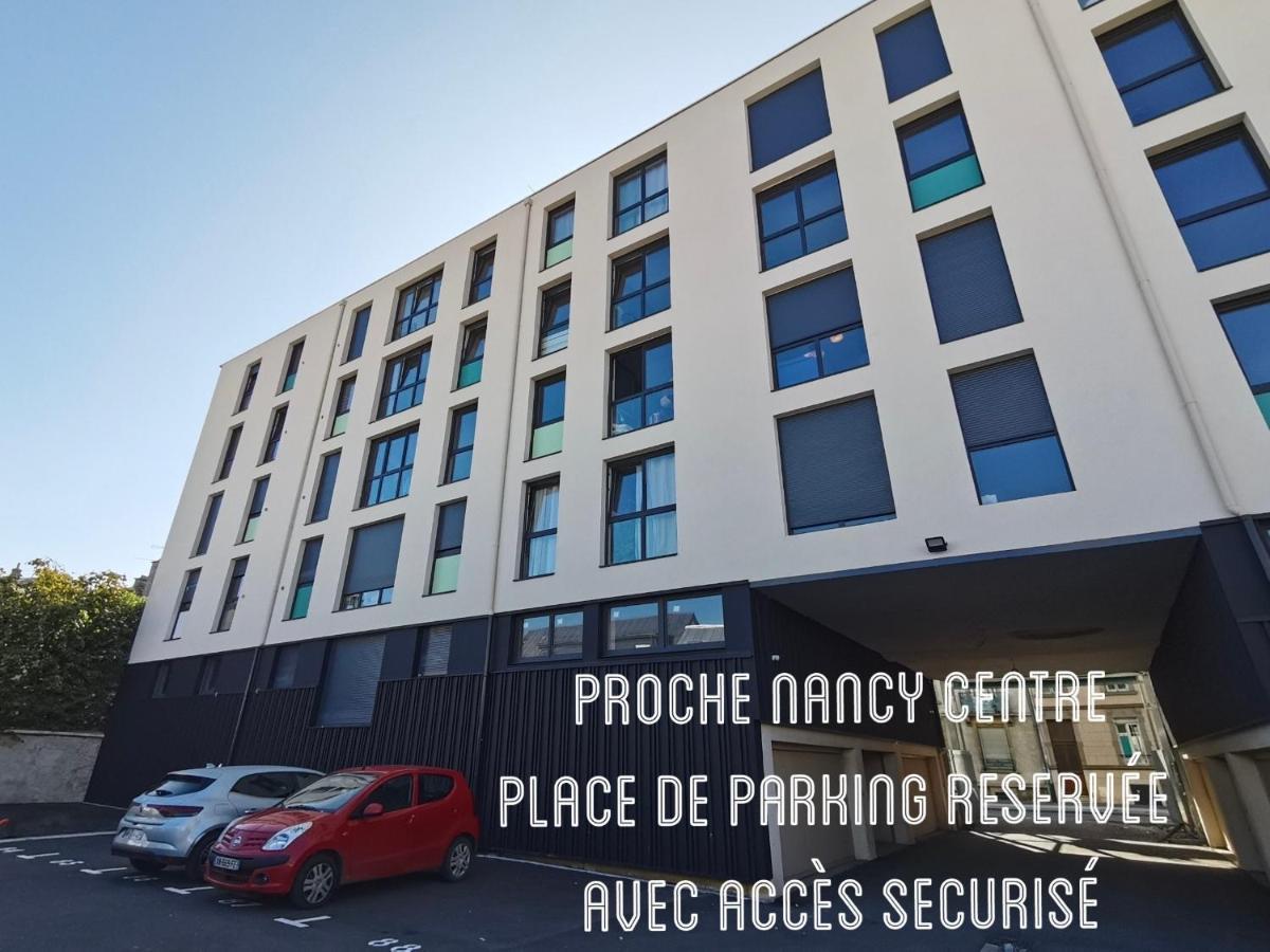 Proche Nancy Centre, A Quelques Pas Des Thermes Et Du Campus Artem, Appartement Calme Avec Parking Gratuit ภายนอก รูปภาพ